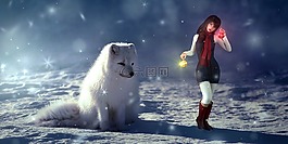 幻想,冬天,雪