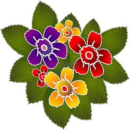 鮮花,自然,花束
