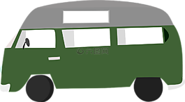 汽車,車,綠色