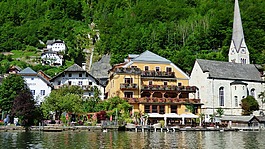 hallstatt,奥地利,村