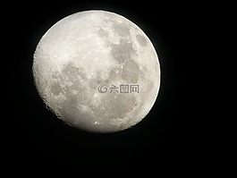 月亮,夜,空間