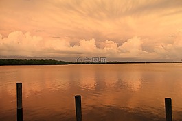 余輝,wolkenspiel,傍晚的天空