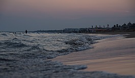 海,太陽,海景
