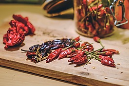 辣椒,胡椒,紅色