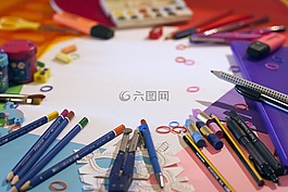 學習用品,顏色,繪畫
