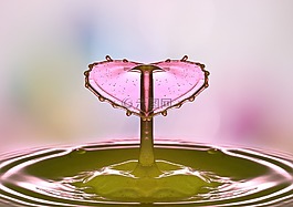 一滴水,鏡像,心臟