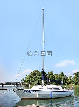 船,湖,水