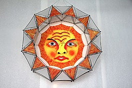 太陽,龍,橙