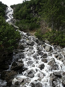 山,瀑布,冬奧會