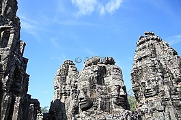 柬埔寨,吳哥窟,廢墟