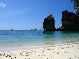 泰國,海灘,懸崖