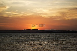 日落,下午,巴西