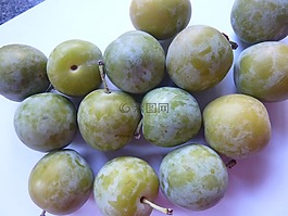 greengages,片,水果