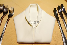 表,蓋,餐巾