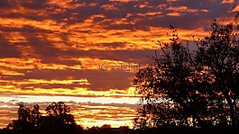 morgenrot,日出,云