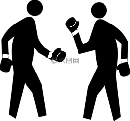 拳擊,斗爭,行人