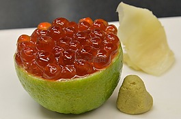 伊倉,壽司,鮭魚卵
