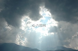 山,天空,清關