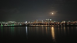 城市,漢河,橋
