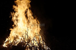 火,燃燒,篝火