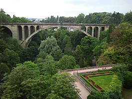 盧森堡,橋,景觀