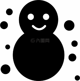 雪,雪人,冬天