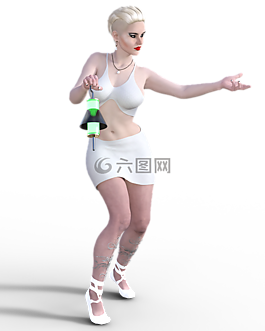 png,3d,女子
