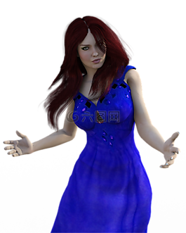 png,3d,女子