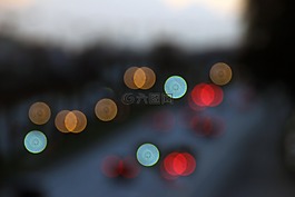 模糊,汽车,灯