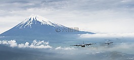山,富士,日本