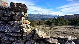 山,石头,景观