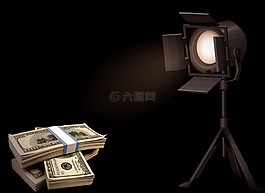 錢,聚光燈,dollar