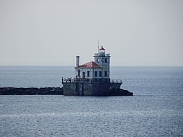 燈塔,水,海洋