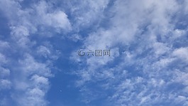 天空,藍(lán)色,云