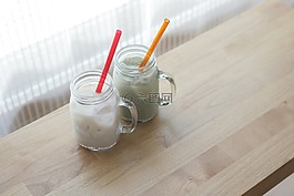 饮品,丝,梅素