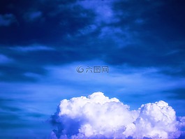 云,時間,天空