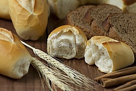 面包,食品,白