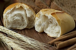 面包,食品,白