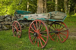 購物車,老木,油漆脫落