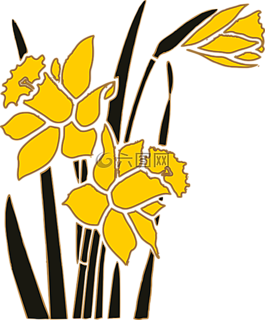 花,花園,水仙