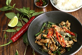 泰國羅勒,泰國成分,泰國食品