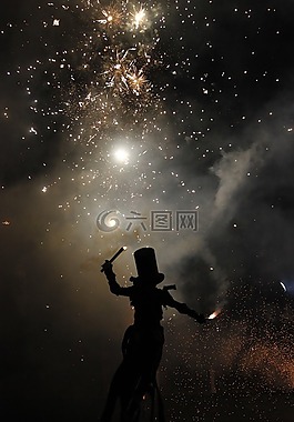 煙花,爆炸,鞭炮