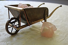 独轮车,石头,铜