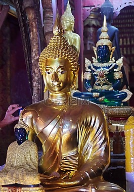 老撾,瑯勃拉邦，,寺