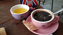 咖啡,糖,果汁