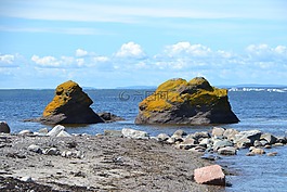 挪威,懸崖,海