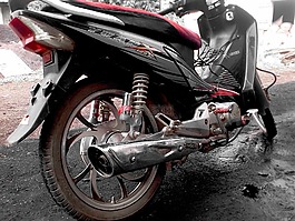 騎,駕駛,摩托車