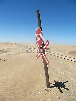跡象,沙漠,火車
