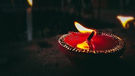 蜡烛,照明,火