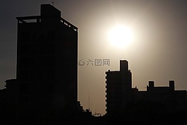 建筑,天空,光